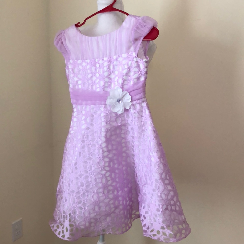 Jona Michelle purple flower dress